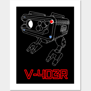 V-4D3R Posters and Art